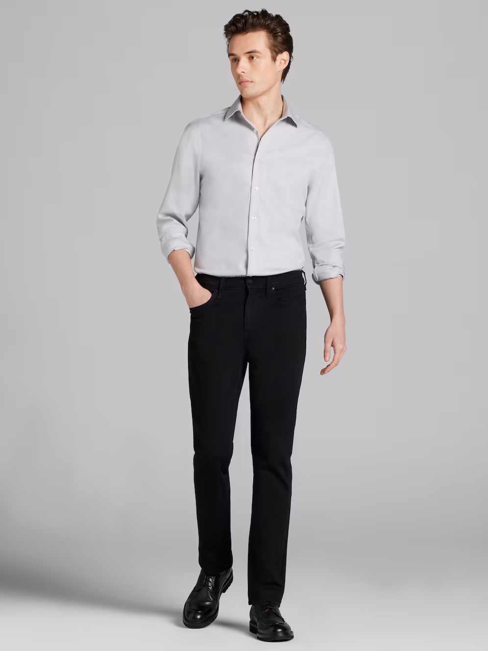 53R7_50_CALVIN_KLEIN_DRESS_SHIRTS_GREY_SOLID_ALT1