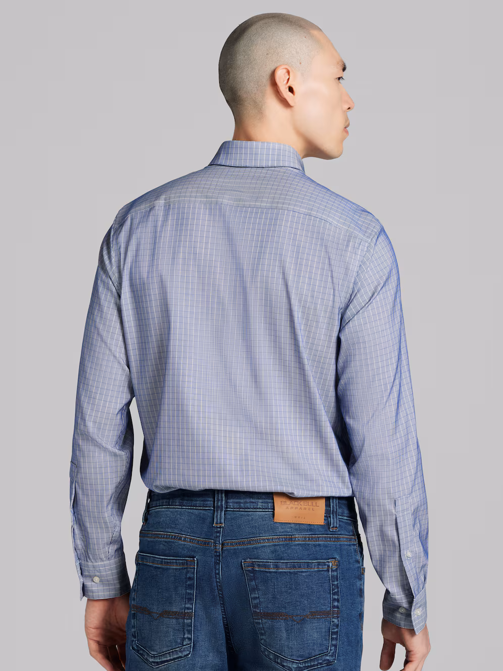 55HD_32_AWEARNESS_KENNETH_COLE_DRESS_SHIRTS_BLUE_CHECK_ALT2