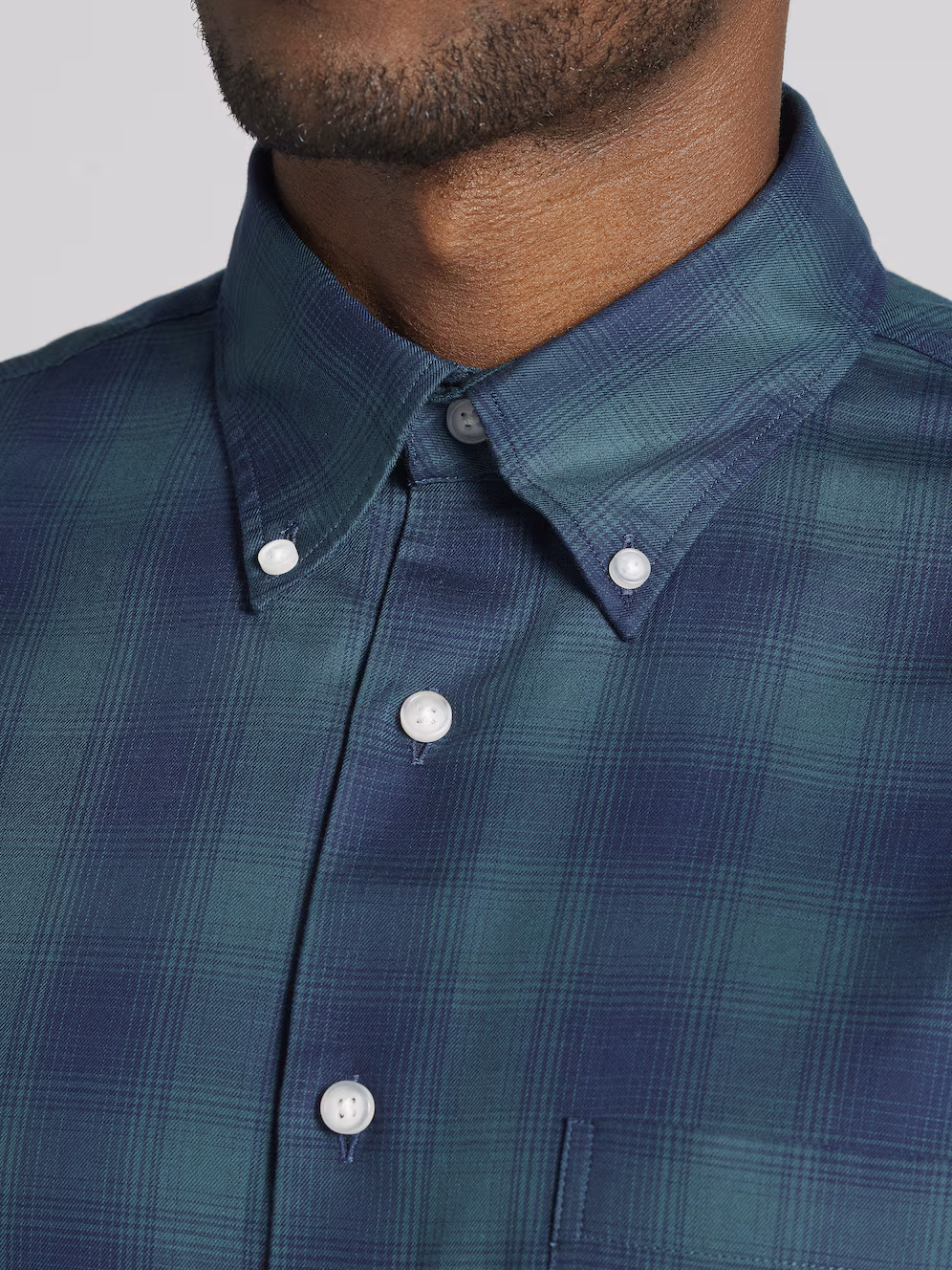 66MA_62_JOSEPH_ABBOUD_HERITAGE_T_SHIRTS_GREEN_CHECK_MAIN